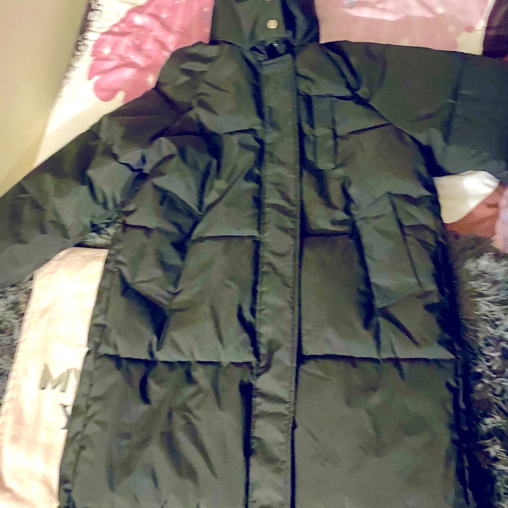 Long black coat size XL